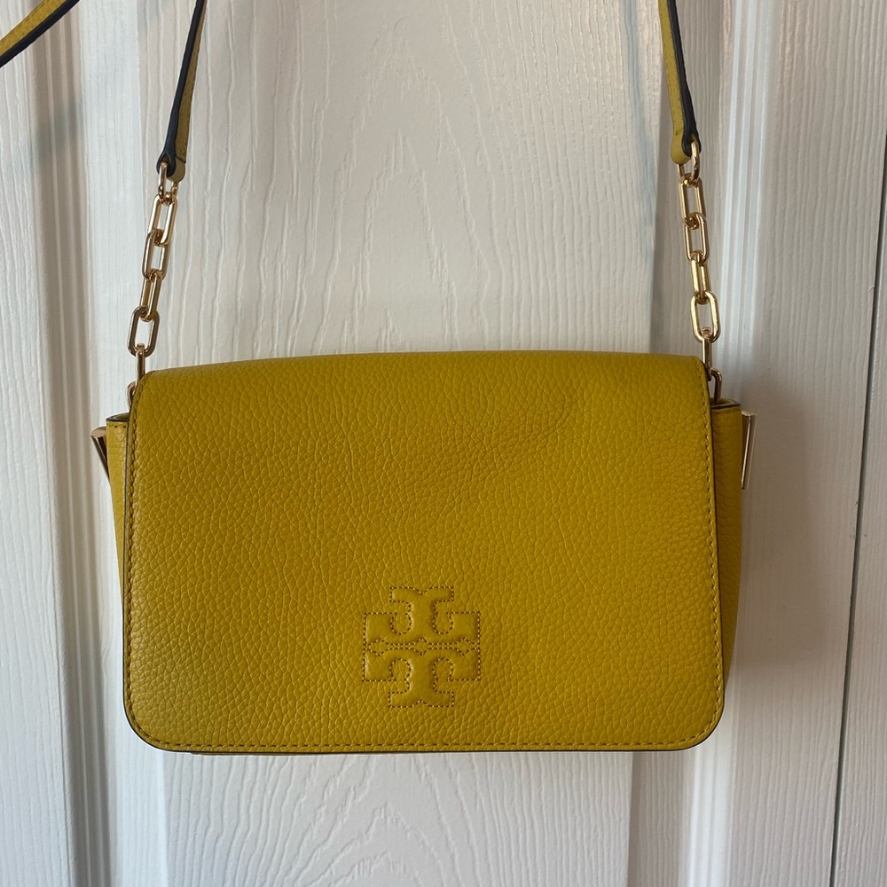 Tory Burch Mustard Yellow Crossbody Bag